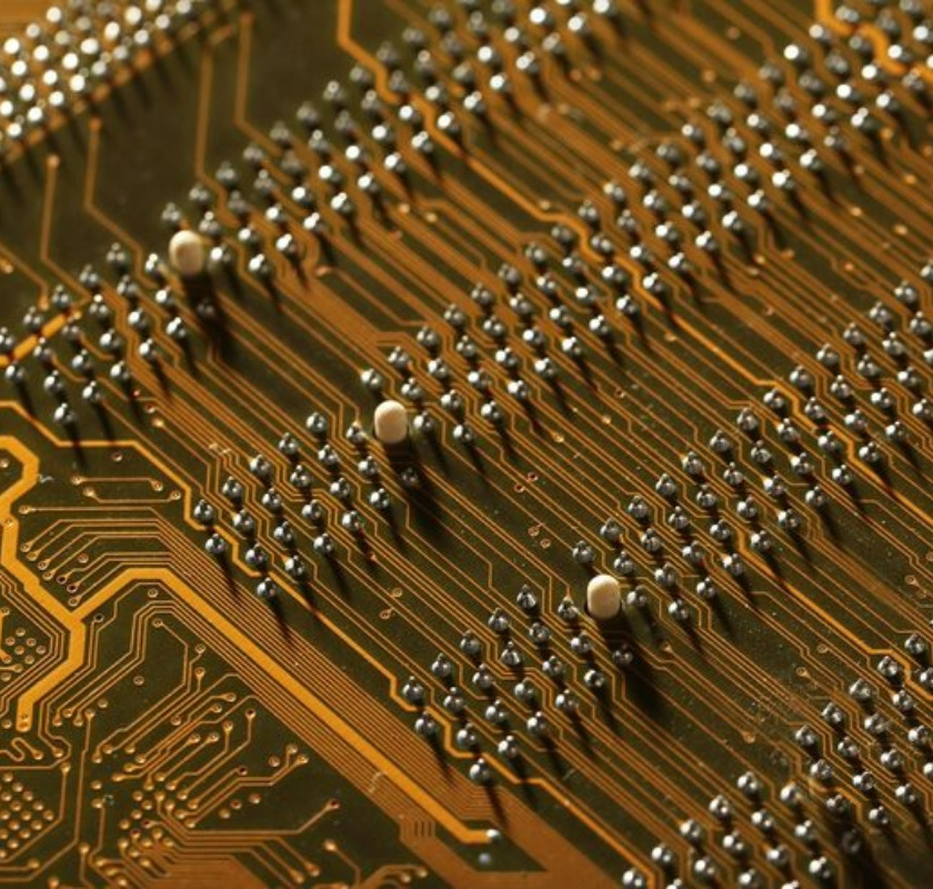 Semiconductor device held for inspection